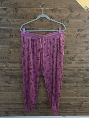 Disney Cozy Mauve Lounge Pants - Winnie the Pooh, NWOT